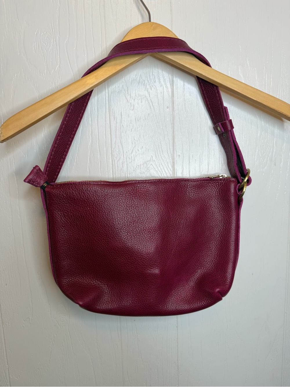 Portland Leather Goods Slouchy Shoulder Bag Orchid - Picture 4 of 10